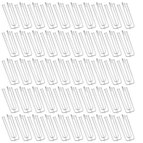 NVGFTG 50 Stück Vorhanghaken Metall Gardinenhaken 4 Zinken Edelstahl Faltenhaken Gardinen Curtain Hooks Vorhänge Haken, für Türvorhänge Duschvorhänge Fenstervorhänge NVGFTG 50 Stück Vorhanghaken Metall Gardinenhaken 4 Zinken Edelstahl Faltenhaken Gardinen Curtain Hooks Vorhänge Haken, für Türvorhänge Duschvorhänge Fenstervorhänge von NVGFTG