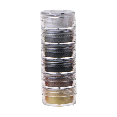 1 Set Epoxidharz Farbstoff Perlenpigment für Seife Handgemachte Kosmetik Grade Perlglanz Natürliches Glimmer Mineralpulver von NVOQILIN