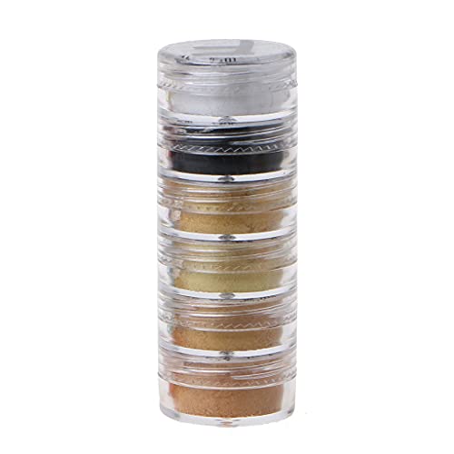 1 Set Epoxidharz Farbstoff Perlenpigment für Seife Handgemachte Kosmetik Grade Perlglanz Natürliches Glimmer Mineralpulver von NVOQILIN