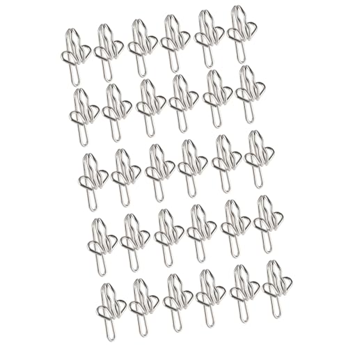 30 stabile Metall-Vorhanghaken, rostfreies Design, Zubehör für verschiedene Vorhangarten im Wohnzimmer oder Schlafzimmer 30 stabile Metall-Vorhanghaken, rostfreies Design, Zubehör für verschiedene Vorhangarten im Wohnzimmer oder Schlafzimmer von NVOQILIN