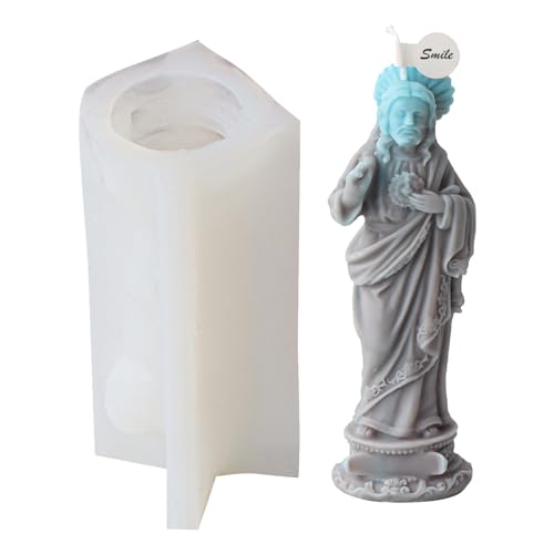 3D-Jesus-Silikonform, Gips, Seife, Harz, Kuchen, Schokolade, Backen für religiöse Enthusiasten 3D-Jesus-Silikonform, Gips, Seife, Harz, Kuchen, Schokolade, Backen für religiöse Enthusiasten von NVOQILIN