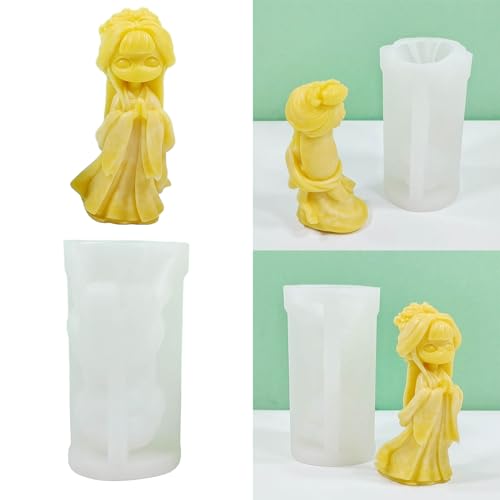 3D-Silikonform für alte Puppen, Silikonharz, Gießform, Wachsformen, Dekoration von NVOQILIN