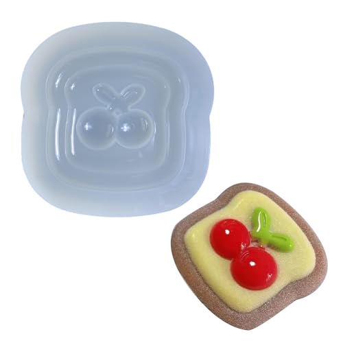Brot-Ornament-Silikon-Epoxid-Form, Schlüsselanhänger, Anhänger, Schmuck, Basteln für Valentinstag, Geschenk, Brot-Anhänger-Formen für Schmuckherstellung von NVOQILIN