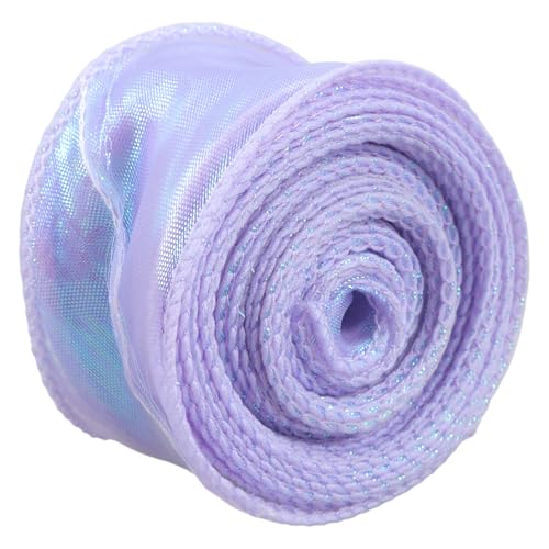 Durchsichtiges Organzaband, 40 mm x 9 m, dekoratives Band zum Basteln, Verpacken von Blumensträußen, Schleifen, Kränzen, Hochzeitsdeko, Floristenbedarf Durchsichtiges Organzaband, 40 mm x 9 m, dekoratives Band zum Basteln, Verpacken von Blumensträußen, Schleifen, Kränzen, Hochzeitsdeko, Floristenbedarf von NVOQILIN