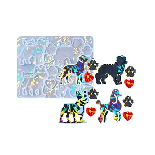 Holographics Ornament-Form, flexibles Silikon für Epoxidharz, Tier-Schlüsselanhänger, Anhänger, Dekoration, handgefertigtes Dekorations-Zubehör von NVOQILIN