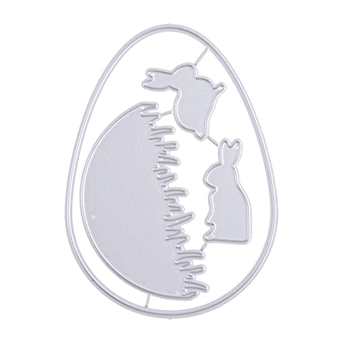 Metall-Stanzschablone für Scrapbooking, Album, Stempel, Papier, Karten, Prägung, Dekoration, Basteln, Stanzformen für Ostern von NVOQILIN