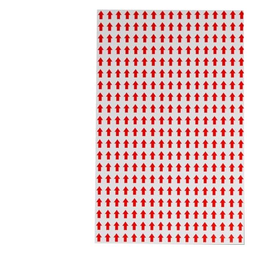 NVOQILIN 60 Blatt/Packung Pfeil-Aufkleber, kleine Pfeile, Aufkleber, selbstklebend, Farbkodierung, Schild, Aufkleber, Pfeil-Etiketten von NVOQILIN