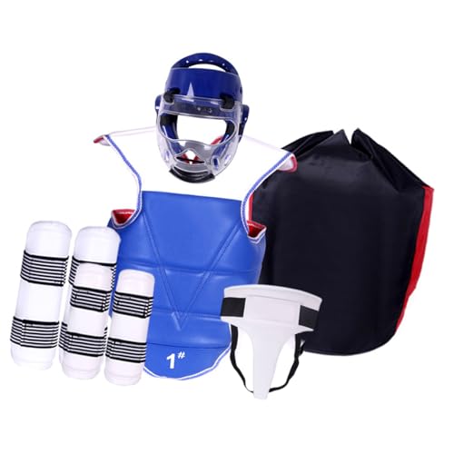 NVOQILIN Box-Körperschutz, Sparring-Training, Boxen, verstellbar, Kampfkunst, Oberkörperrippen, Schutzpolster, Taekwondo-Weste von NVOQILIN