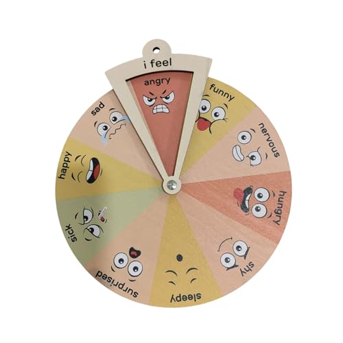 NVOQILIN Emotionsrad aus Holz, Verhalten für Kinder, Gesundheit, Dekoration, Gefühlsholz, emotionales Rad für die Schule NVOQILIN Emotionsrad aus Holz, Verhalten für Kinder, Gesundheit, Dekoration, Gefühlsholz, emotionales Rad für die Schule von NVOQILIN