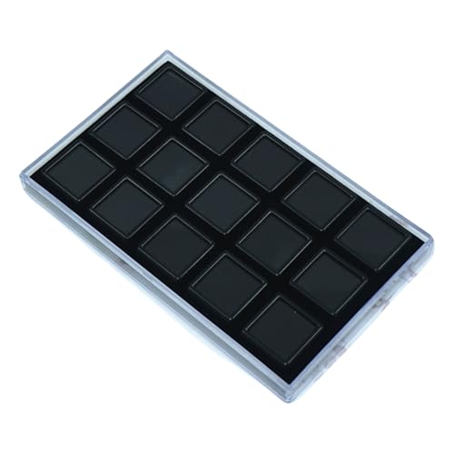 NVOQILIN Schmuck-Organizer-Box mit 15 Fächern für Perlen und Edelsteine, aus stabilem Acryl mit Schwamm-Innenseite NVOQILIN Schmuck-Organizer-Box mit 15 Fächern für Perlen und Edelsteine, aus stabilem Acryl mit Schwamm-Innenseite von NVOQILIN