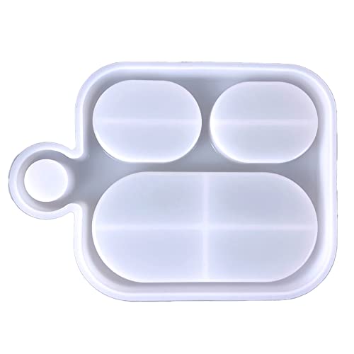 Obsttablett Silikonform mit Griff, Haken, Achat, Epoxidharz, Gießformen, rechteckig, Servierbrett, Silikonformen zum Backen von Süßigkeiten Obsttablett Silikonform mit Griff, Haken, Achat, Epoxidharz, Gießformen, rechteckig, Servierbrett, Silikonformen zum Backen von Süßigkeiten von NVOQILIN