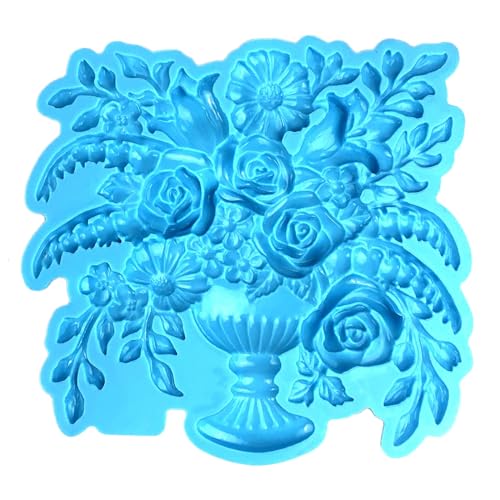 Rosen-Blumentopf-Silikonformen, Gipsform, Heimdekoration, Gips, Tischdekoration, antihaftbeschichtet, Epoxidharz, Silikon, einzigartig für Anfänger, Ornament Rosen-Blumentopf-Silikonformen, Gipsform, Heimdekoration, Gips, Tischdekoration, antihaftbeschichtet, Epoxidharz, Silikon, einzigartig für Anfänger, Ornament von NVOQILIN