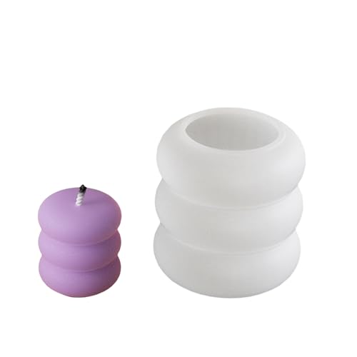 Runde Silikonform, 3D-Form, flexible Silikonformen für Heimdekoration, Seife, Kuchen, Schokolade, Basteln Runde Silikonform, 3D-Form, flexible Silikonformen für Heimdekoration, Seife, Kuchen, Schokolade, Basteln von NVOQILIN