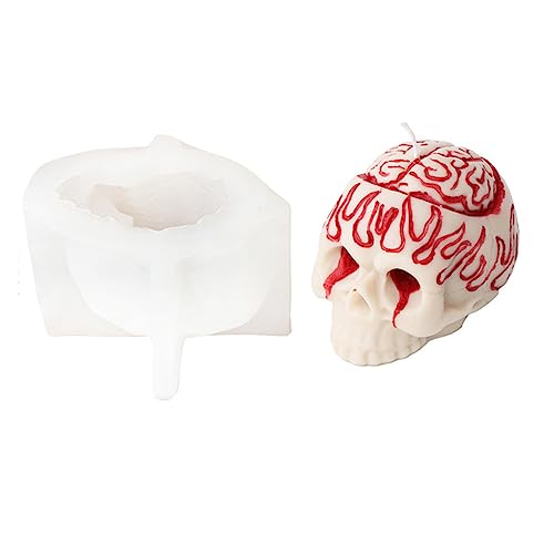 Seifenformen, Handarbeit, Seifenzubehör, Totenkopf-Form, Silikon, für Handwerkzeuge von NVOQILIN
