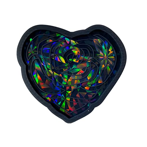 Silikonform mit Blumen-Epoxidharz, für Weingläser, Tassen, Matte, Heimdekoration, Silikon-Untersetzer/Totenkopf von NVOQILIN