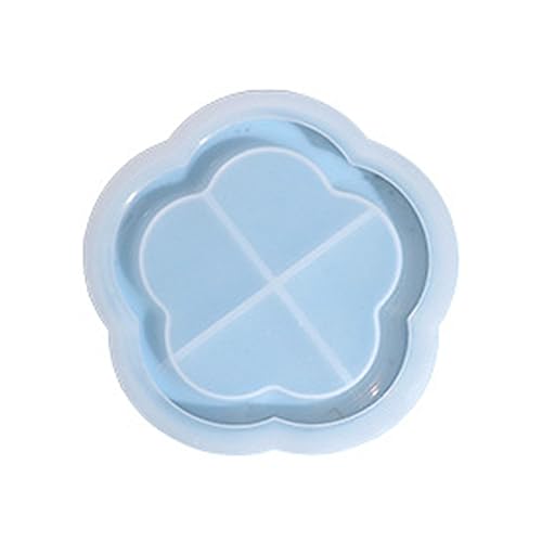 Silikonform mit Wolkenherz und Blumenform, Schmuckbehälter, Harzgusshalter, leicht zu reinigen, Epoxidharz-Formen für Anfänger, Schmuck-Organizer, Form, Dekoration, handgefertigt von NVOQILIN
