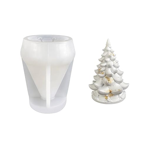 Weihnachtsbaum-Form, Schmuckregal, Silikonformen, Wachsherstellung, Urlaub, Heimdekoration, Wachsformen von NVOQILIN