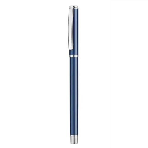 NVVVNX 20–200 Stück, 0,5 mm, personalisierbar, luxuriös, Business-Metallstifte, Lasergravur, Namen, Werbung, Großhandel, DIY-Logo, Schule, Büro, Geschenk (blau, Menge: 20 Stifte) von NVVVNX