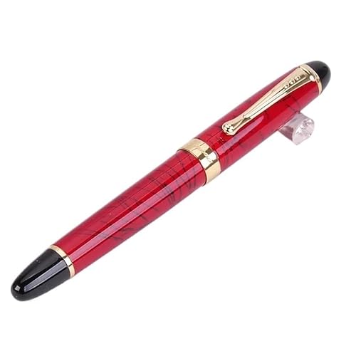 NVVVNX Classics Kalligraphie-Stift mit dicker Spitze, 1,0 mm, gebogene Spitze, Metall-Füllfederhalter, luxuriöse Tinte, Geschenkstifte zum Schreiben (Hundert Gras) von NVVVNX