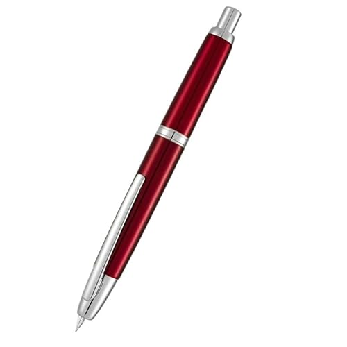 NVVVNX Füllfederhalter, Presse, Grau, Farbverlauf, Mattschwarz, F/EF-Feder für Werbezwecke, Bürobedarf, Schulbedarf, Geschenk (transparent, EF-Feder ohne Box), 10 Stück von NVVVNX