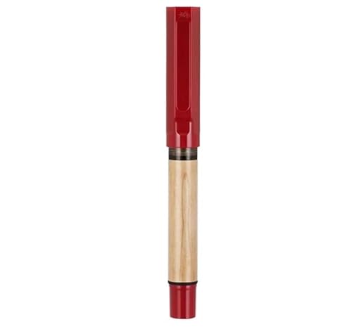 NVVVNX Holzfüllfederhalter, luxuriös, F EF Feder, Schreibtinte, elegante Kalligraphie-Tintenstifte, Büro, Schulbedarf, Schreibwaren (Schwarz, F) von NVVVNX