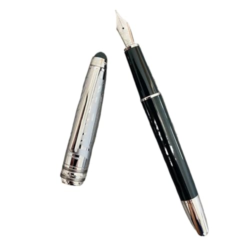NVVVNX Luxuriöse, limitierte Auflage, Metallkappe, 100 Jahre alte Farben, Schreibstift, Tinte, Tintenroller (E7, Stift mit Box) von NVVVNX