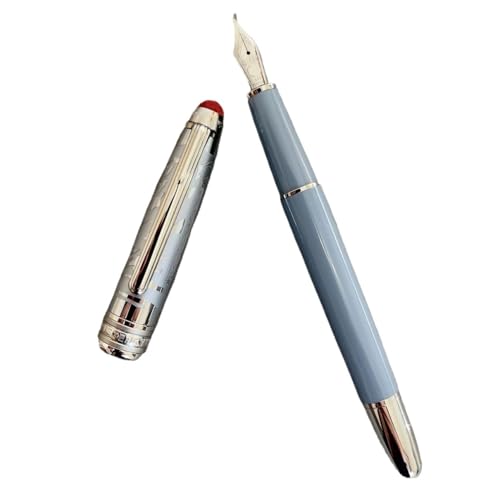 NVVVNX Luxuriöse, limitierte Auflage, Metallkappe, 100 Jahre hundertjährige Farben, Schreibstift, Tinte, Tintenroller (E1, Stift mit Beutel) von NVVVNX