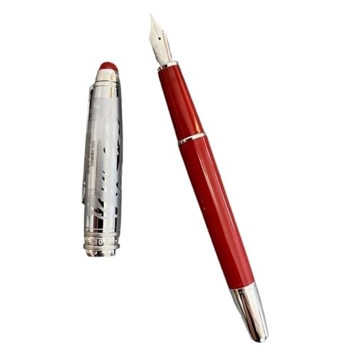 NVVVNX Luxuriöse limitierte Auflage mit Metallkappe, 100 Jahre hundertjährige Farben, Schreibstift, Tinte, Tintenroller (E4, Stift mit Beutel) von NVVVNX