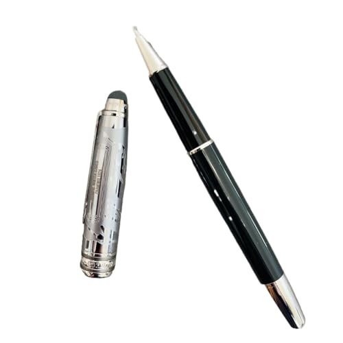 NVVVNX Luxuriöse limitierte Auflage mit Metallkappe, 100 Jahre hundertjährige Farben, Schreibstift, Tinte, Tintenroller (E8, Stift mit Beutel) von NVVVNX