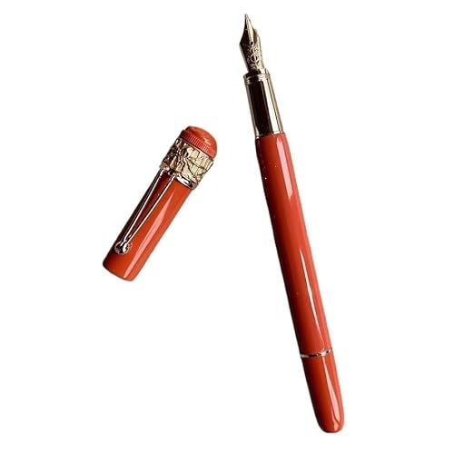 NVVVNX New Spider Tintenroller zum Schreiben, als Geschenk (roter Rotgold-Füller, Stift mit Box) von NVVVNX