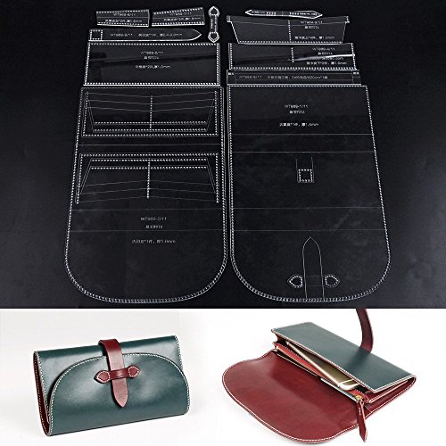 NW Handtasche Acryl Vorlage Wallet Leder Muster Acryl Leder Muster Leder Vorlagen für Staubbeutel von NW