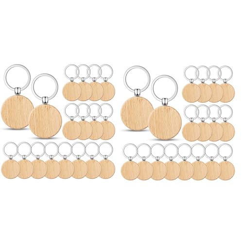 100 Stücke leer Holzschlüssel -Tag -Schlüssel -Gravur -Leerzeichen unvollendete Holzschlüsselkettenschlüssel -Ring -Schlüssel -Tags für DIY -Handwerk, rund 100 Stücke leer Holzschlüssel -Tag -Schlüssel -Gravur -Leerzeichen unvollendete Holzschlüsselkettenschlüssel -Ring -Schlüssel -Tags für DIY -Handwerk, rund von NXNONEPD