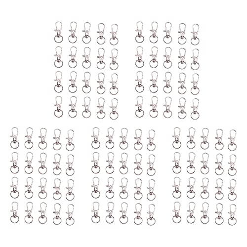 100 pcs Metall Hummerauslöser Auslöser Schwenkverschluss Hooks Clip Schnalle Schmuck Making Arts Crafts Key Ring Keychain 35mm 100 pcs Metall Hummerauslöser Auslöser Schwenkverschluss Hooks Clip Schnalle Schmuck Making Arts Crafts Key Ring Keychain 35mm von NXNONEPD