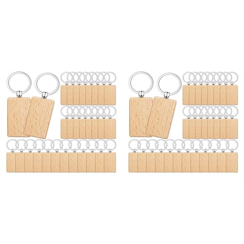 200 Pieces Holzschlüsselkäse -Blanks Bulk Rechteck Holzgravur Rohlinge unvollendete Holzschlüssel Ringschlüssel Tag a 200 Pieces Holzschlüsselkäse -Blanks Bulk Rechteck Holzgravur Rohlinge unvollendete Holzschlüssel Ringschlüssel Tag a von NXNONEPD