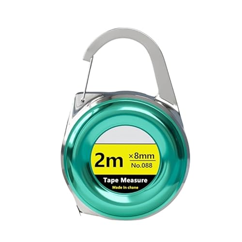2Meter 79 '' Messband Messbares Einziehbares Werkzeugnähte Messbandschlüsselkainer (BLU) von NXNONEPD