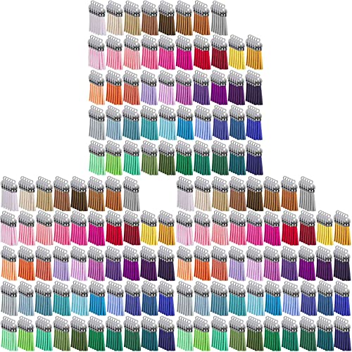 750pcs/Set Keychain Quasten Tassels Bulk farbige Leder -Quasten -Anhänger für DIY -Schlüsselbund und Handwerk von NXNONEPD