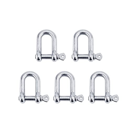 D Ring, Edelstahlhütte, kleiner Häppchen, 5 -fach Edelstahl 304 Staples D Bug Häppchen Verschluss für Schlüsselringschlüsselketten -Haken -Schraubenverbindungsanschluss Schnallen Marine D Ring, Edelstahlhütte, kleiner Häppchen, 5 -fach Edelstahl 304 Staples D Bug Häppchen Verschluss für Schlüsselringschlüsselketten -Haken -Schraubenverbindungsanschluss Schnallen Marine von NXNONEPD