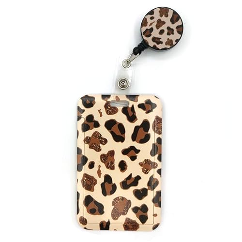 ID -Kartenhalter, Abzeichenhalter, ID -Fälle Klassischer Klassiker Leopardendruck Retractable Kreditkartenhalter Reel Clip Keyring Name Keychain Krankenschwester Arbeitsabzeichen Abzeichenabdeckungen ID -Kartenhalter, Abzeichenhalter, ID -Fälle Klassischer Klassiker Leopardendruck Retractable Kreditkartenhalter Reel Clip Keyring Name Keychain Krankenschwester Arbeitsabzeichen Abzeichenabdeckungen von NXNONEPD