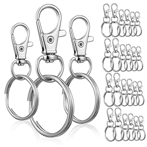 Keyring Clip Keychain PCS Hummerklauen -Schnappschüsse Runde Schlüsselrunde Haken zum Herstellen von Schmuck von NXNONEPD