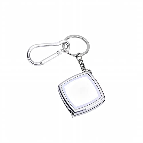 Klebeband messen ， 2m einziehbares Lineal Messung Klebeband Keychain Construction Tools Roulette Messinstrumente Taschenschlüsselrichter Lineal von NXNONEPD