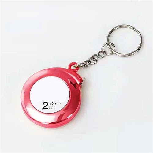 Klebeband messen ， Keychain -Bandmaß 2 m bequemes kleines Maß Maß tragbares Maßband (Bronze) von NXNONEPD