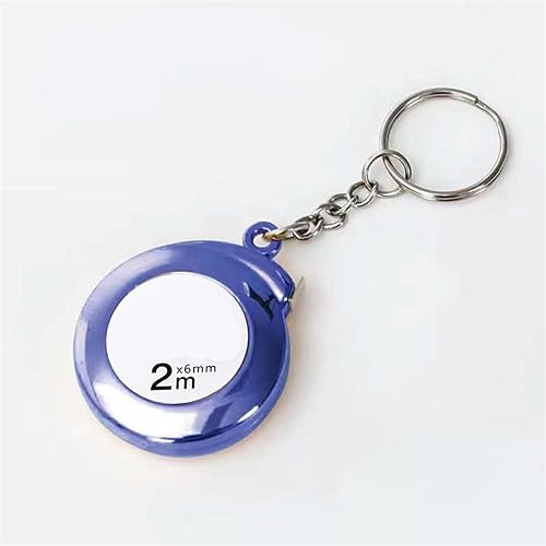 Klebeband messen ， Keychain -Bandmaß 2 m bequemes kleines Maß Maß tragbares Maßband (Bronze) von NXNONEPD
