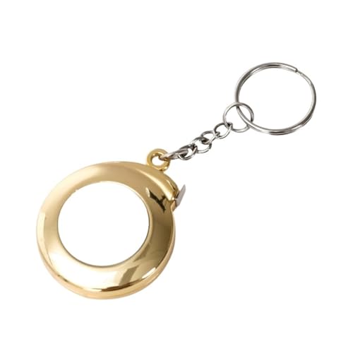 Klebebandmaßnahmen ， Schlüsselbund, Maßband, Stahl Herrscher, kleiner Stahllineer, Stahllehrer, Geschenk Herrscher (Farbe: Rojo) von NXNONEPD