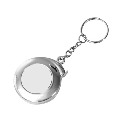 Klebebandmaßnahmen ， Schlüsselbund, Maßband, Stahl Herrscher, kleiner Stahllineer, Stahllehrer, Geschenk Herrscher (Farbe: Rojo) von NXNONEPD