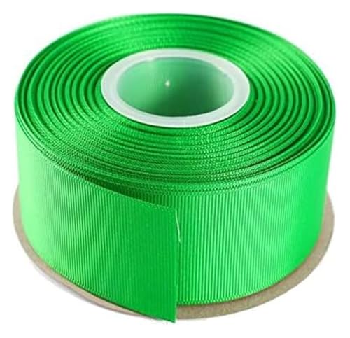 NXSLONE Geschenkband,Schleifenband, Weihnachten Dekorative Band (5 Yards/Lot) 6-4cm 1-1/2 "Ripsband Großhandel Geschenke wrap(Green,6mm) von NXSLONE