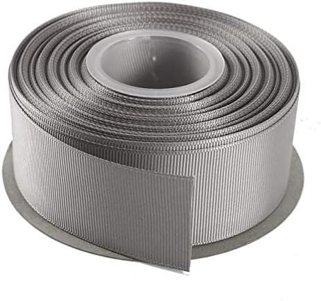 NXSLONE Geschenkband,Schleifenband, Weihnachten Dekorative Band (5 Yards/Lot) 6-4cm 1-1/2 "Ripsband Großhandel Geschenke wrap(Grey,40mm) von NXSLONE