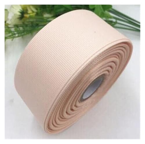 NXSLONE Geschenkband,Schleifenband, Weihnachten Dekorative Band (5 Yards/Lot) 6-4cm 1-1/2 "Ripsband Großhandel Geschenke wrap(Peach,40mm) von NXSLONE