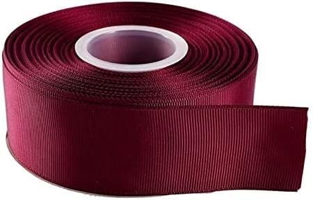 NXSLONE Geschenkband,Schleifenband, Weihnachten Dekorative Band (5 Yards/Lot) 6-4cm 1-1/2 "Ripsband Großhandel Geschenke wrap(Wine,6mm) von NXSLONE