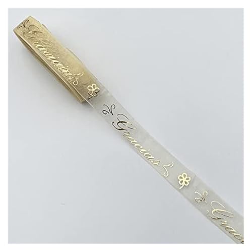 NXSLONE Geschenkband,Schleifenband, Weihnachtstag Dekoband Weihnachten/Hochzeit/Geschenk/Dekoband Frohe Weihnachten/Frohe Feiertage(16mm Thank You) von NXSLONE