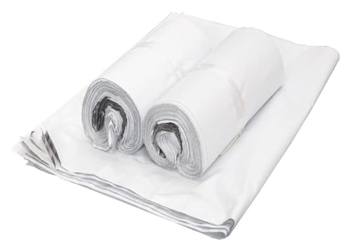 Posttaschen,Versandtaschen, Verpackungsbeutel Kunststoff Poly Aufbewahrungsbeutel Verpackung Weiße Kuriertaschen Versandtaschen(32x45) von NXSLONE